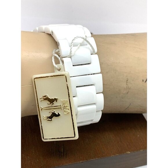 Jivago Women's Watch JV9412 Quartz Mother of Pearl Dial Rose Gold White Ceramic - Picture 10 of 14